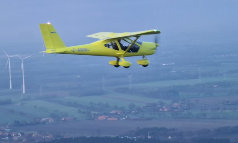 Die A32 in der Luft